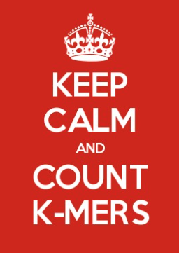keep calm and count k-mers